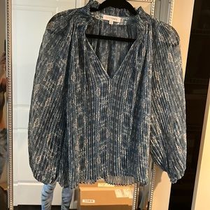 Intermix paisley blouse